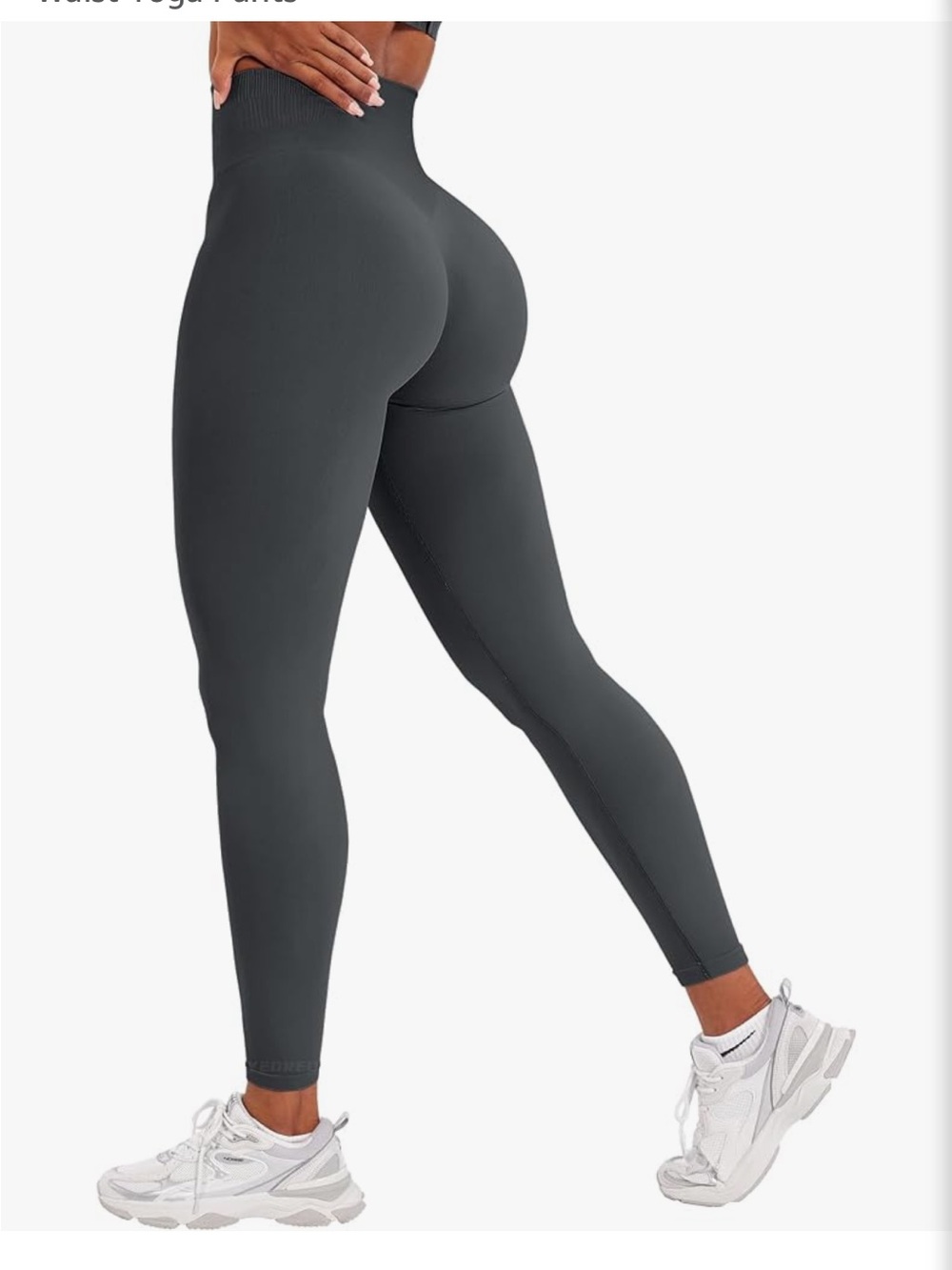 High-Rise Sculpting Leggings in Charcoal Gray